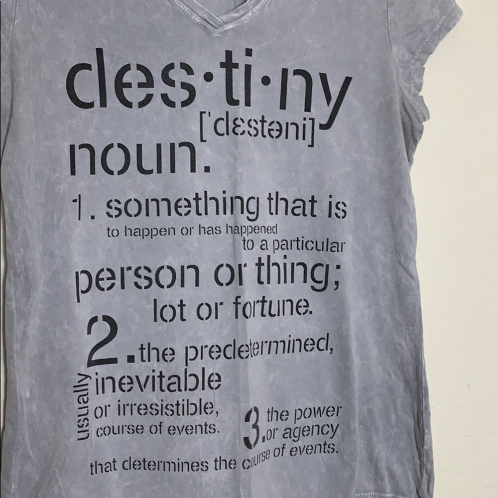 MUDD Destiny Gray Graphic Tee Size XL (Juniors) - Picture 6 of 16